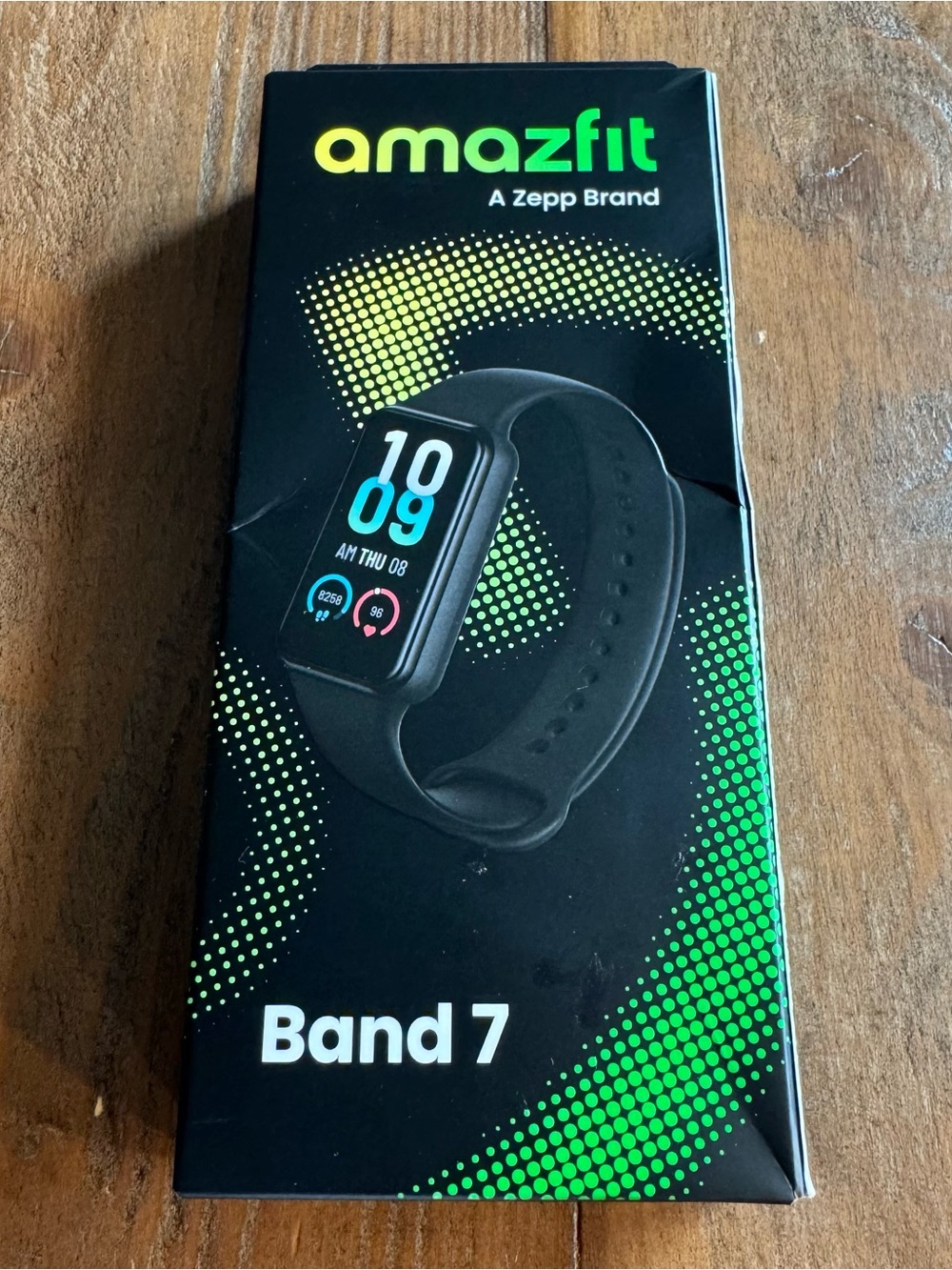 Amazfit Band 7 Fitness Tracker Alexa 18-Day Battery Black New Sealed
